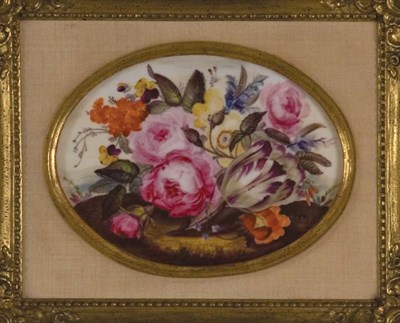 Lot 1481 - English Porcelain Plaque Early 19th century Of...