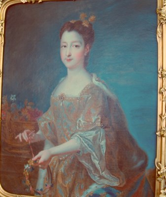 Lot 1056 - Circle of Louis Tocque Portrait of Princess...