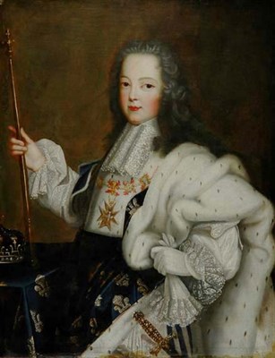 Lot 1055 - Circle of Louis Tocque Portrait of the Dauphin...