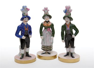 Lot 1594 - Group of Three Chamberlain's Worcester...