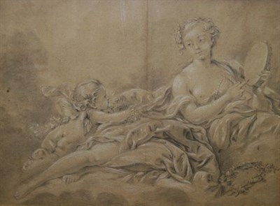 Lot 1001 - School of Francois Boucher Reclining Venus...