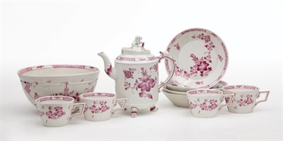 Lot 1495 - Assembled Ludwigsburg Porcelain Tea Service...