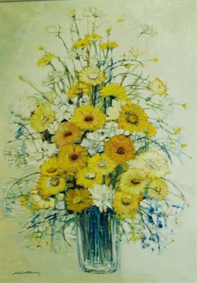 Lot 1053 - Michel Henry French, b. 1928 Spring Flowers in...