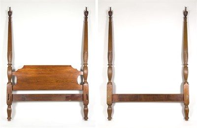 Lot 2213 - Federal Mahogany Tester Bed Possibly English,...