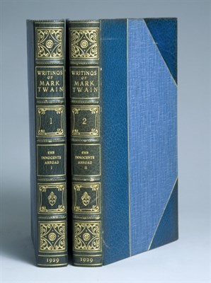 Lot 1245 - [BINDINGS] CLEMENS, SAMUEL L. The Writings of...