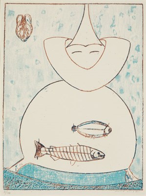 Lot 293 - Max Ernst UNTITLED (S./L. 249 V, IX) Color...