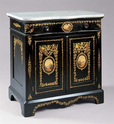 Lot 2256 - Painted and Gilt Decorated Side Cabinet Hart,...