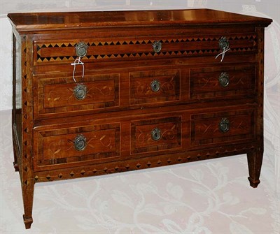Lot 1616 - Provincial Italian Neoclassical Walnut and...