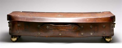 Lot 4539 - English Leather Gun Case