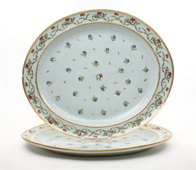 Lot 1292 - Pair of Chinese Porcelain Platters Circa 1800...