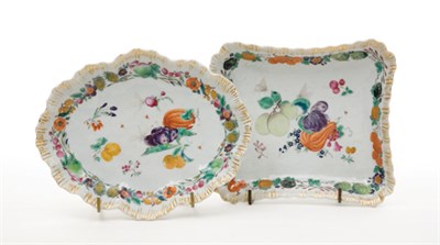 Lot 1291 - Two Chinese Export Porcelain Serving Dishes...