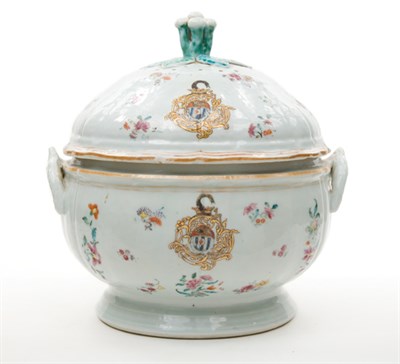 Lot 1298 - Chinese Export Porcelain Armorial Covered...