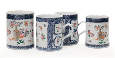 Lot 1338 - Graduated Set of Four Chinese Export Porcelain...