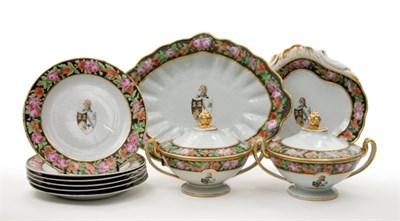 Lot 1270 - Chinese Export Porcelain Partial Dessert...