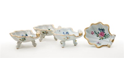 Lot 1275 - Set of Four Rococo Chinese Export Porcelain...