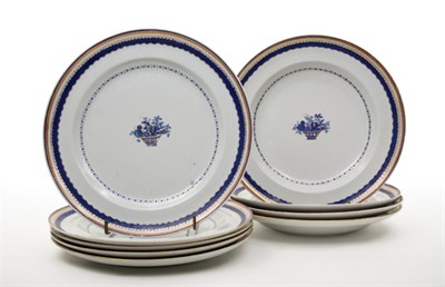 Lot 1263 - Chinese Export Porcelain Partial Dinner...