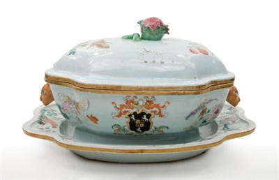 Lot 1355 - Chinese Export Porcelain Armorial Covered...