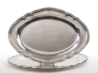 Lot 1201 - Pair of Early Victorian Silver Serving...