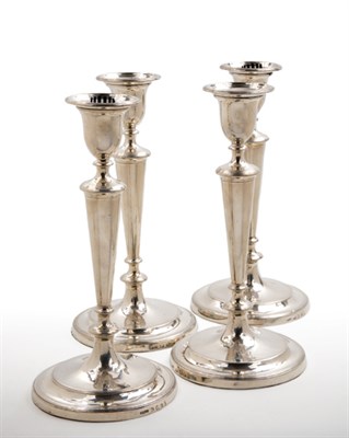 Lot 1202 - Assembled Set of Four George III Silver...