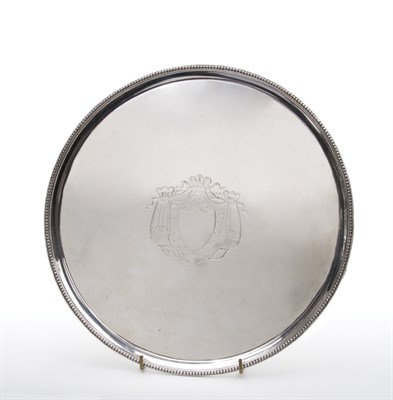 Lot 1212 - George III Silver Salver Henry Chawner, London,...