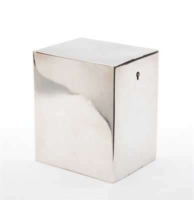Lot 1197 - George III Silver Tea Caddy Robert Hennell,...
