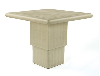 Lot 220 - Shagreen Style Center Table Attributed to Karl...