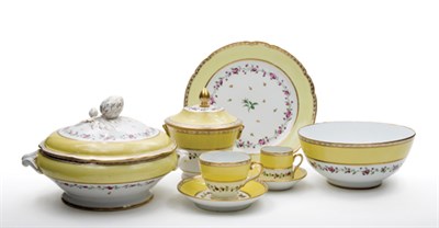 Lot 1503 - Asssembled Paris Porcelain Partial Dinner...