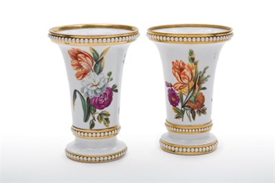 Lot 1567 - Pair of Spode Porcelain Vases Circa 1800 Each...