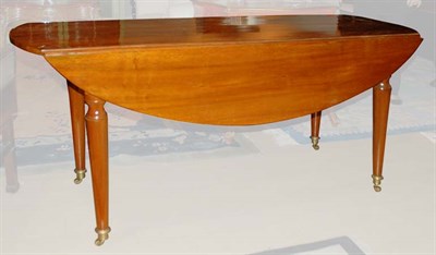 Lot 258 - Walnut Drop-Leaf Dining Table 19th Century...