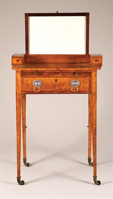 Lot 1614 - Late George III Satinwood Lady's Writing Table...