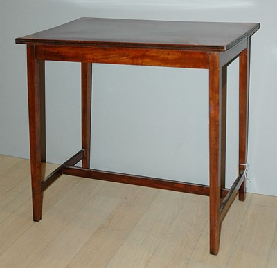 Lot 408 - George III Style Satinwood Inlaid Mahogany...