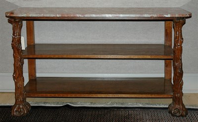 Lot 426 - Continental Provencial Marble Top Fruitwood...