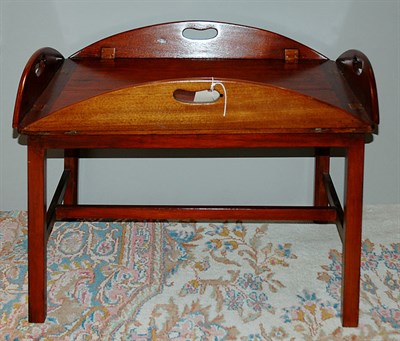 Lot 477 - George III Mahogany Butler's Tray Table Height...