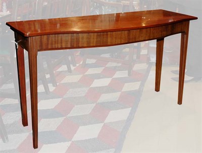 Lot 215 - George III Mahogany Serpentine Console Table...