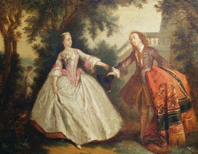 Lot 1052 - Manner of Jean-Antoine Watteau The Garden...