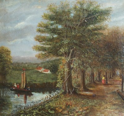 Country Path by a Stream