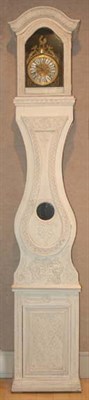 Lot 244 - French Provincial White Painted Tall Case...