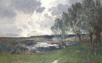 Lot 2043 - Armand Balouzet French, 1858-1905 Fisherman...