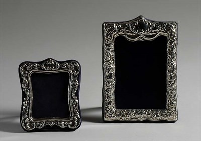 Lot 4764 - Two Sterling Silver Picture Frames Height of...