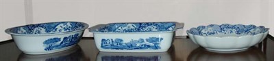 Lot 4769 - Group of Three Spode Blue and White Porcelain...