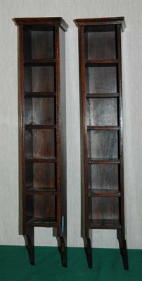 Lot 4771 - Pair of Georgian Style Mahogany Hanging...