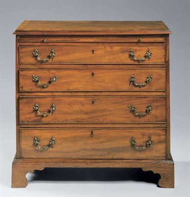 Lot 1166 - George III Mahogany Chest of Drawers The...