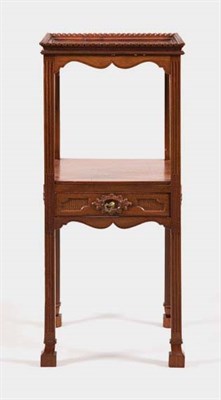 Lot 1420 - George III Style Mahogany Bedside Table The...