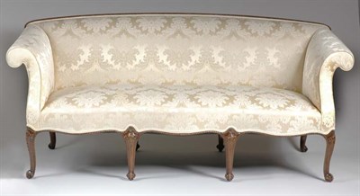 Lot 1126 - George III Mahogany Settee 18th Century The...