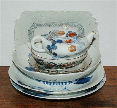 Lot 1340A - Group of Japanese Porcelain Articles...