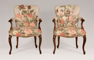 Lot 1541 - Pair of George III Style Mahogany Open...