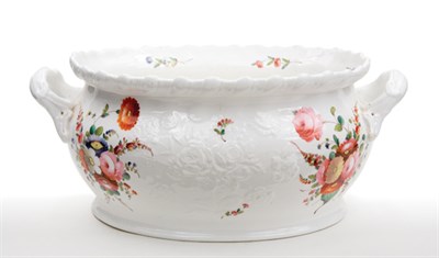 Lot 1629 - English Porcelain Foot Bath Probably Coalport,...