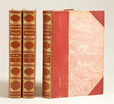 Lot 1238 - [BINDINGS] TROLLOPE, ANTHONY. Works. New York,...