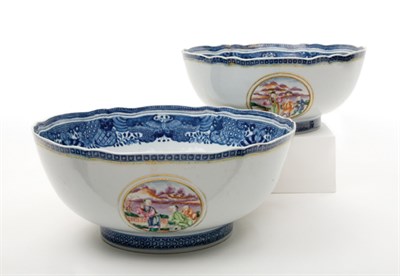 Lot 1333 - Two Chinese Export Porcelain Bowls Late 18th...