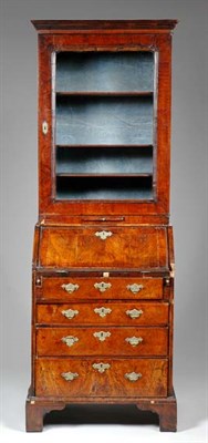 Lot 1131 - George II Walnut Bureau Bookcase 18th Century...